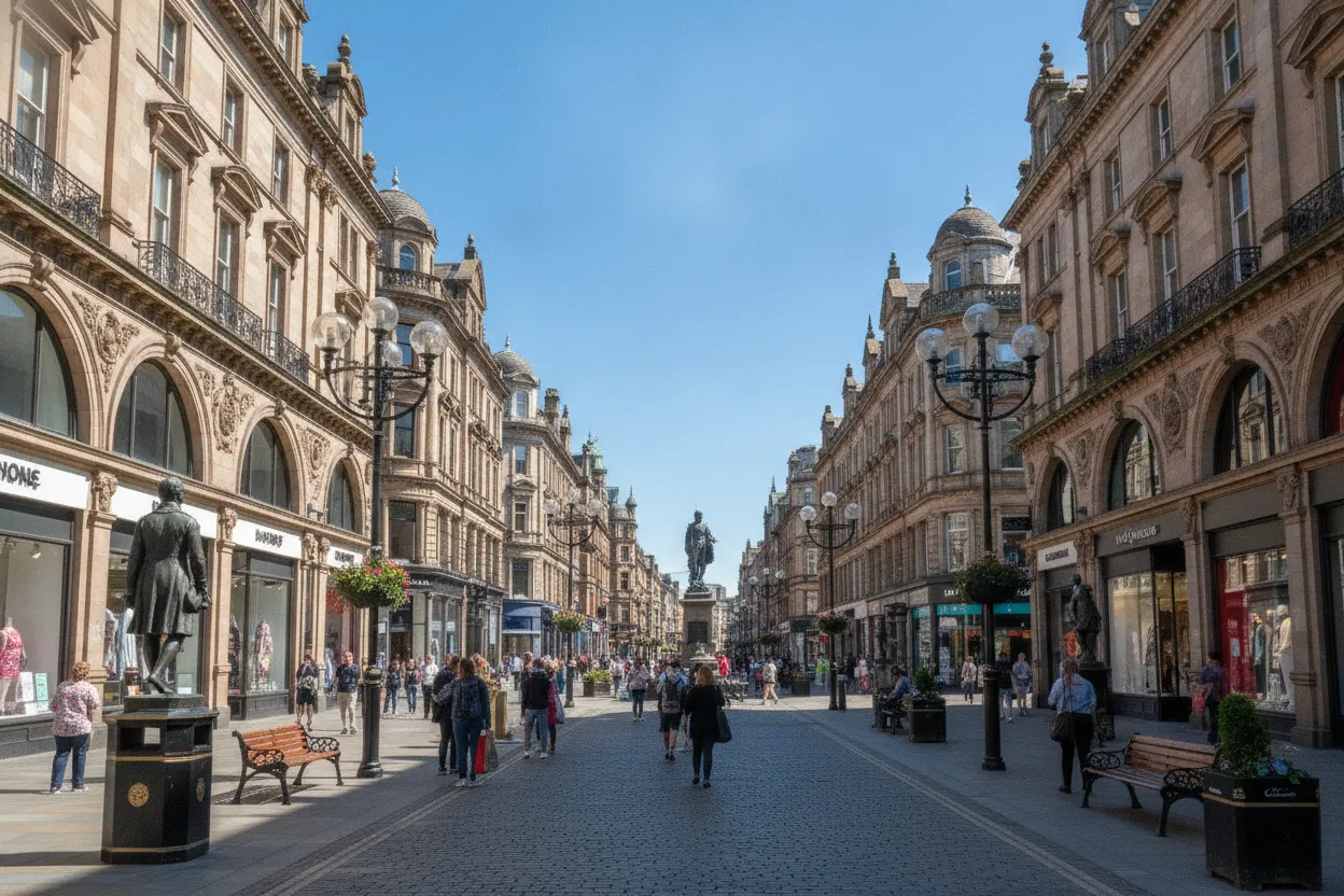 Shopping on Buchanan Street